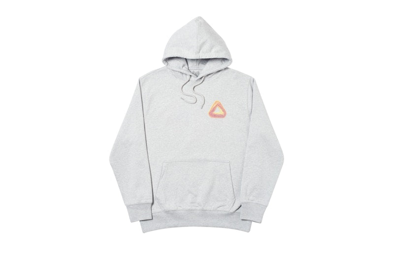 Palace Tri-Bagel Hood Grey Marl