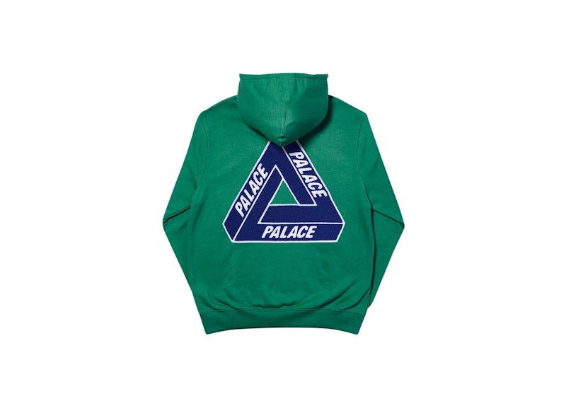 Palace Tri-Chenille Hood Green