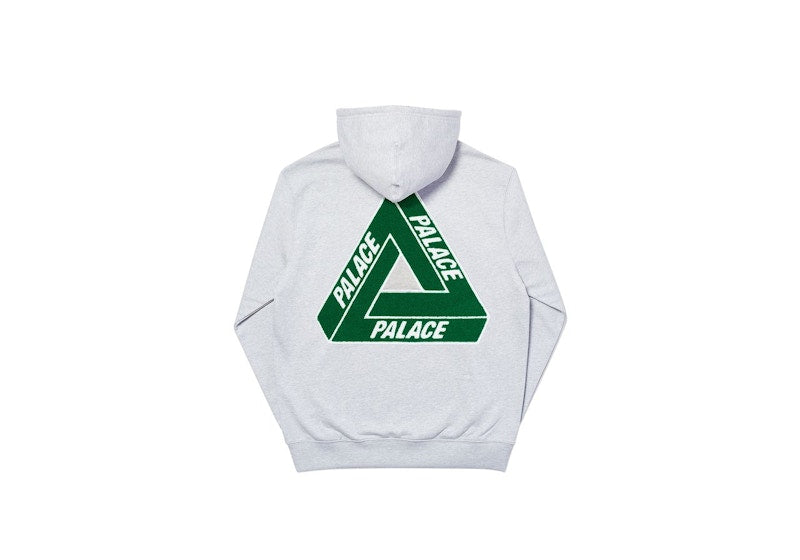 Palace Tri-Chenille Hood Grey Marl