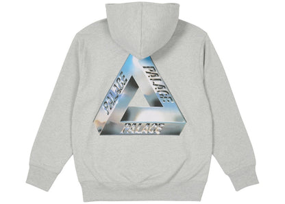 Palace Tri-Chrome Hood Grey Marl