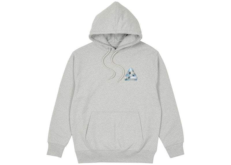 Palace Tri-Chrome Hood Grey Marl