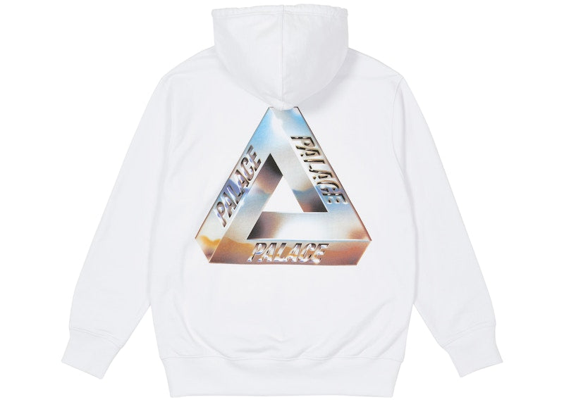 Palace Tri-Chrome Hood White