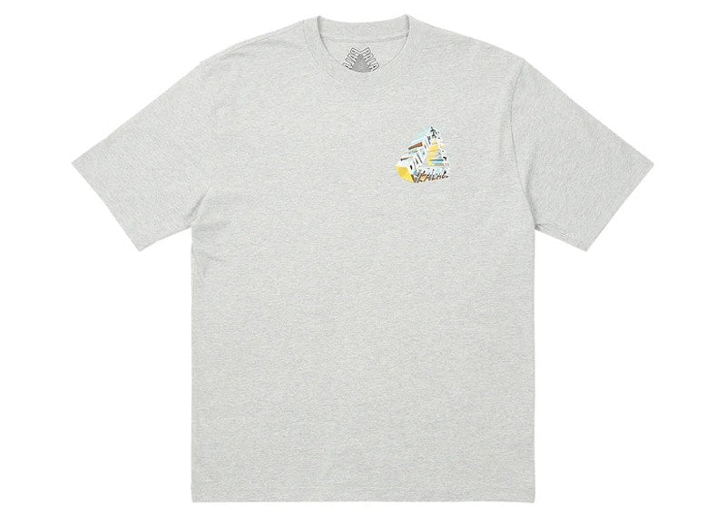 Palace Tri-Chrome T-shirt Grey Marl