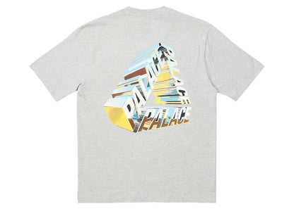 Palace Tri-Chrome T-shirt Grey Marl