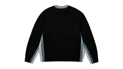 Palace Tri Colour Knit Black