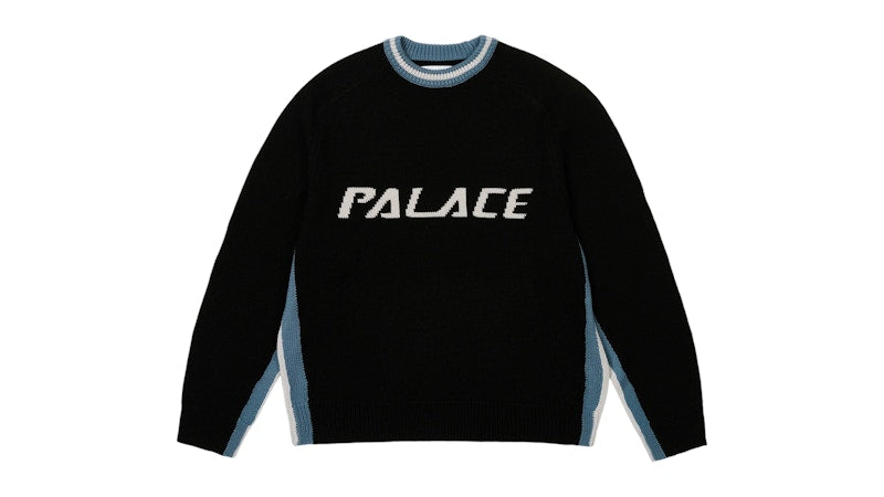 Palace Tri Colour Knit Black