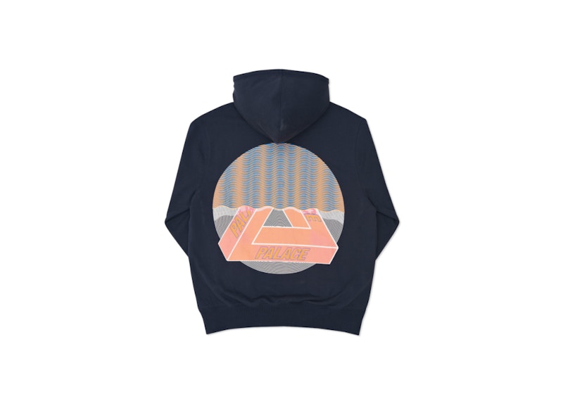 Palace Tri-Curtain Hood Navy/Grey/Orange