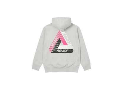 Palace Tri-Dart Hood Grey Marl