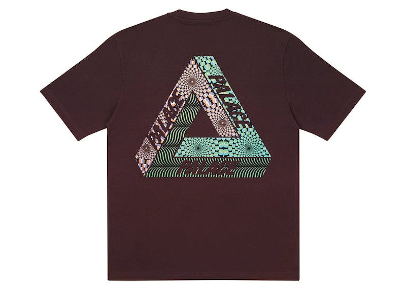 Palace Tri-Eye T-shirt Burgundy