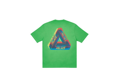 Palace Tri-Ferg Colour Blur T-shirt Light Lime