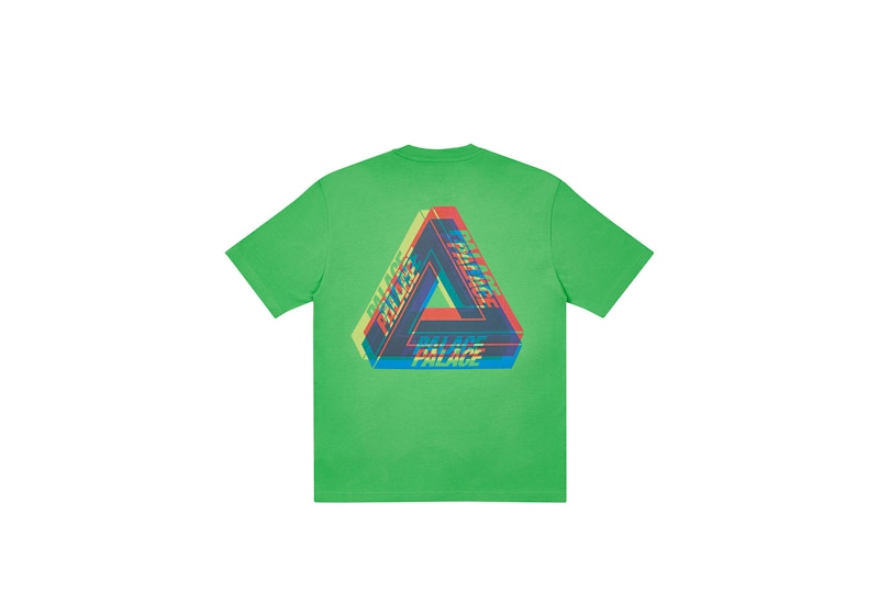 Palace Tri-Ferg Colour Blur T-shirt Light Lime