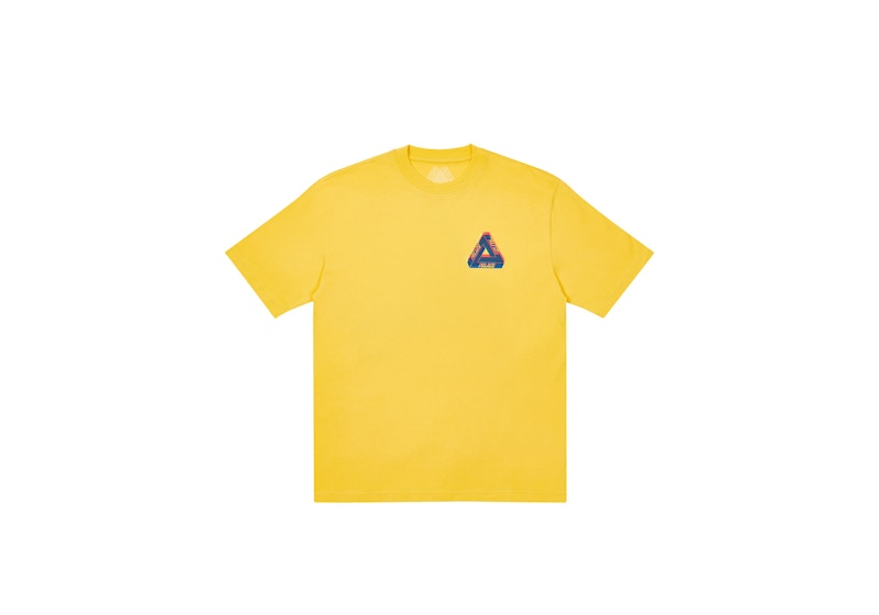 Palace Tri-Ferg Colour Blur T-shirt Pale Yellow