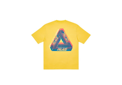 Palace Tri-Ferg Colour Blur T-shirt Pale Yellow