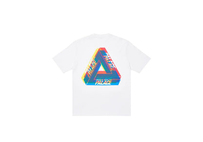 Palace Tri-Ferg Colour Blur T-shirt White