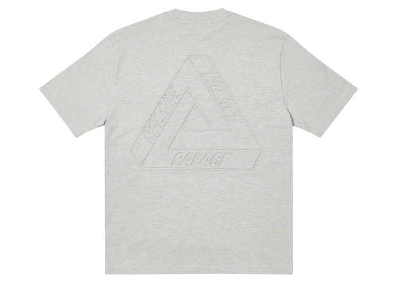 Palace Tri-Ferg Embossed T-shirt Grey Marl