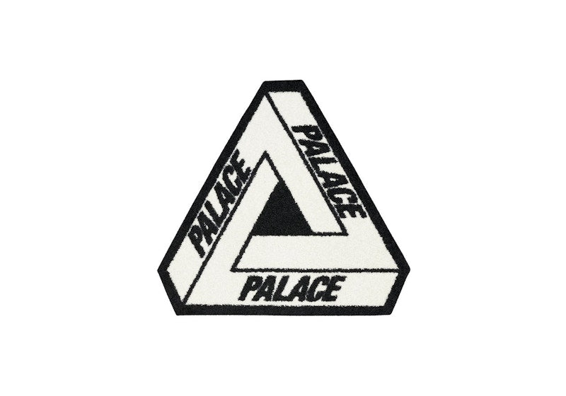 Palace Tri-Ferg Floor Mat Black/White