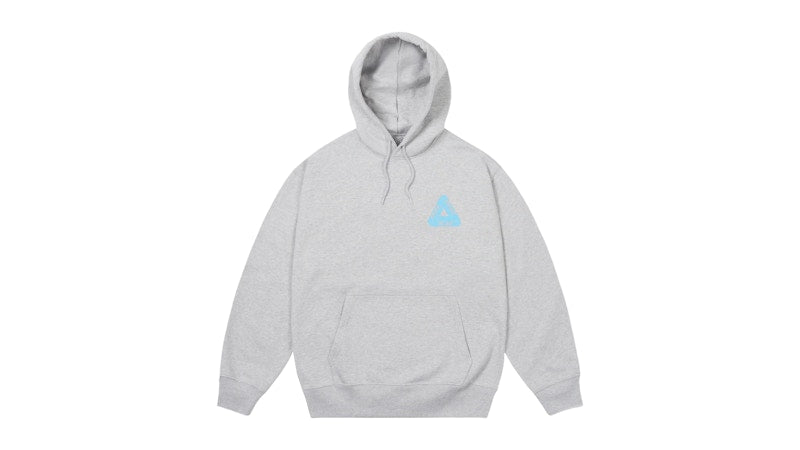 Palace Tri-Ferg Hood Grey Marl