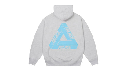 Palace Tri-Ferg Hood Grey Marl