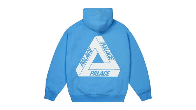 Palace Tri-Ferg Hood Ocean Blue
