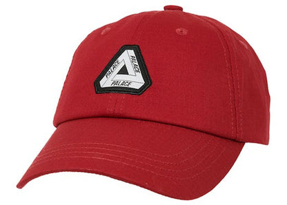 Palace Tri-Ferg Patch 6-Panel Dark Red