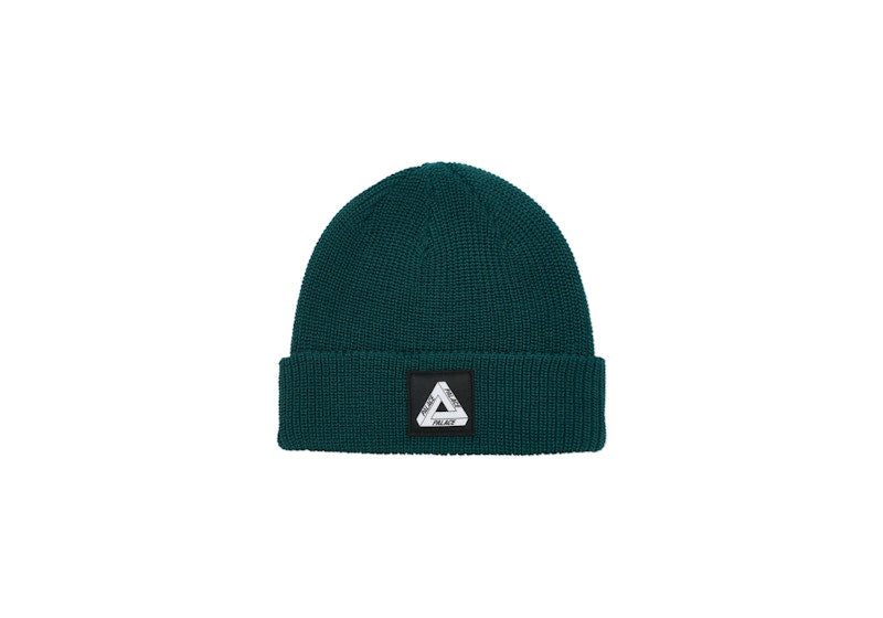 Palace Tri-Ferg Patch Beanie Dark Green