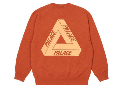 Palace Tri-Ferg Slub Crew Rust