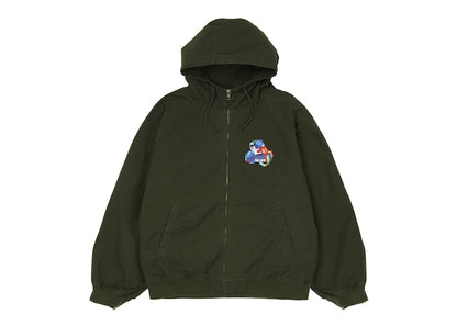 Palace Tri-Flag Hooded Jacket Olive
