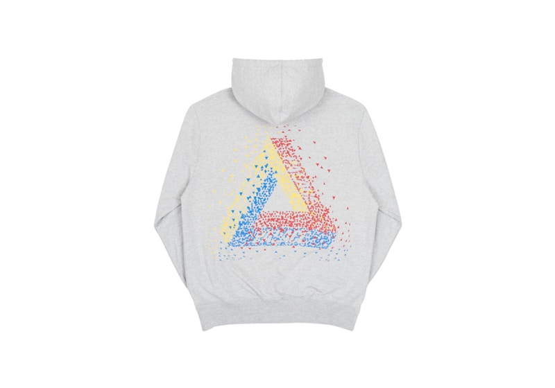 Palace Tri-Flect Hood Grey Marl
