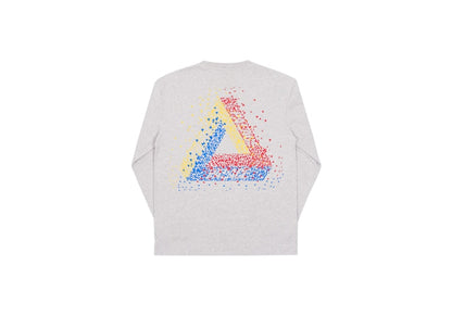Palace Tri-Flect Longsleeve Grey Marl