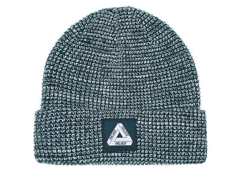 Palace Tri-Freg Patch Beanie Green