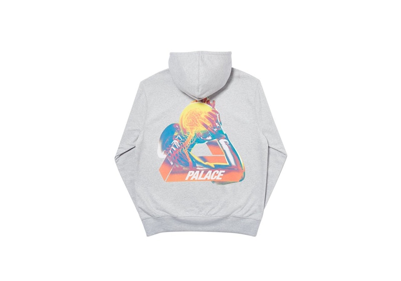 Palace Tri-Gaine Hood Grey Marl