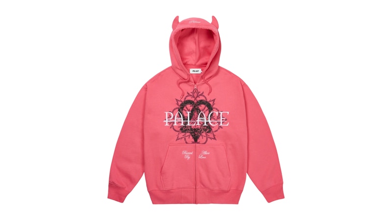 Palace Tri-Gram Hood Posh Pink