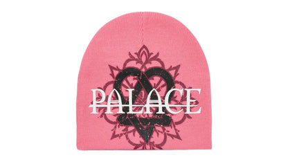 Palace Tri-Gram Nein Cuff Beanie Pink