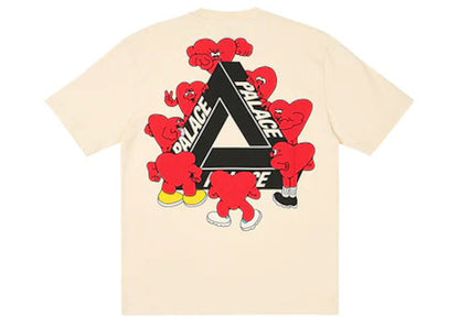 Palace Tri-Hearts T-shirt (SS24) Soft White