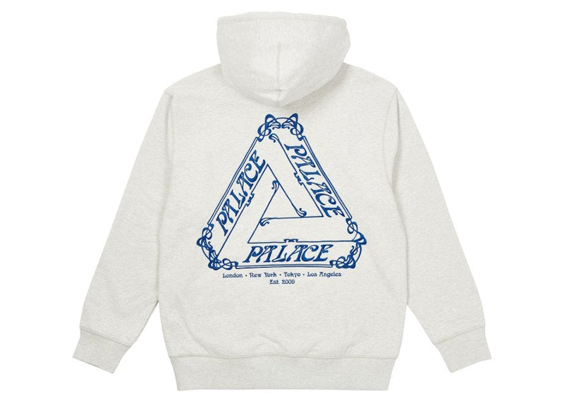 Palace Tri-Le Beurre Hood Grey Marl