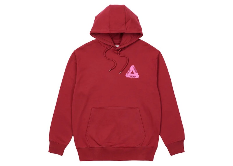 Palace Tri-Lenticular Hood Burgundy