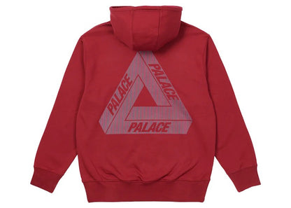 Palace Tri-Lenticular Hood Burgundy