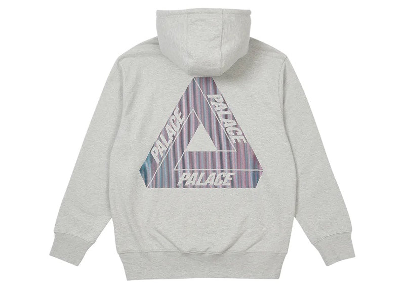 Palace Tri-Lenticular Hood Grey Marl