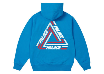 Palace Tri-Line Hood Aquatic Blue