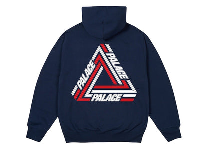 Palace Tri-Line Hood Navy