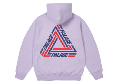 Palace Tri-Line Hood Pastel Purple