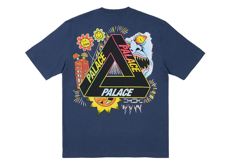 Palace Tri-Lottie T-Shirt Navy