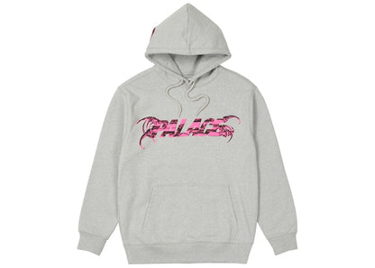 Palace Tri-Me Hood Grey Marl