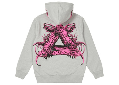 Palace Tri-Me Hood Grey Marl