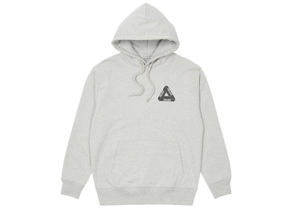 Palace Tri-Mesh Hood Grey Marl