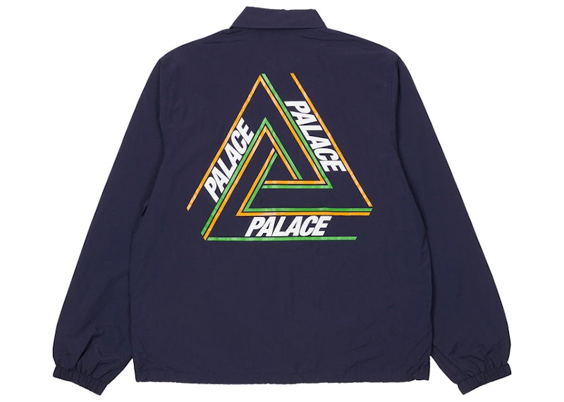 Palace Tri Outline Coach Jacket Navy