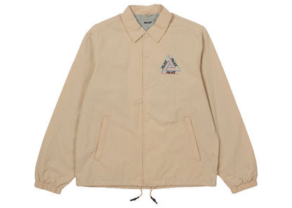 Palace Tri Outline Coach Jacket Tan