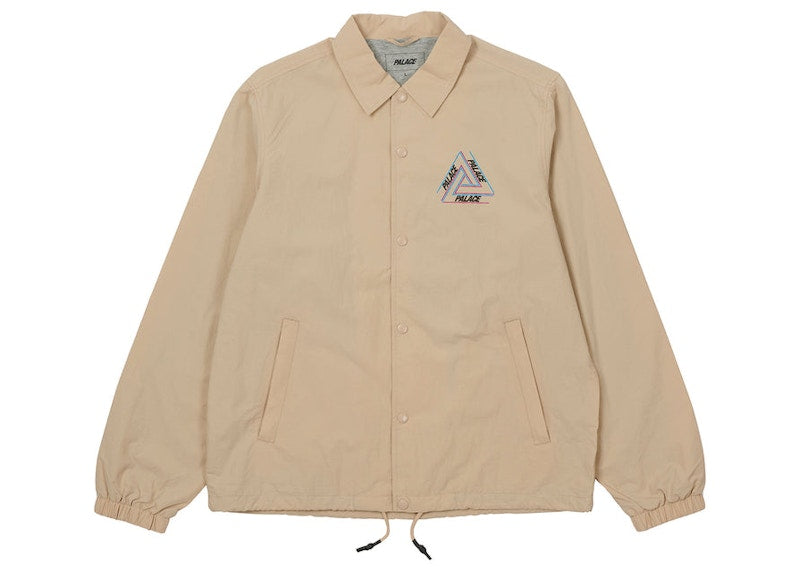 Palace Tri Outline Coach Jacket Tan