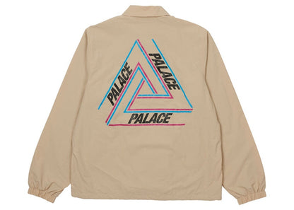 Palace Tri Outline Coach Jacket Tan