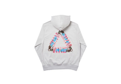 Palace Tri-Pumping Hood Grey Marl